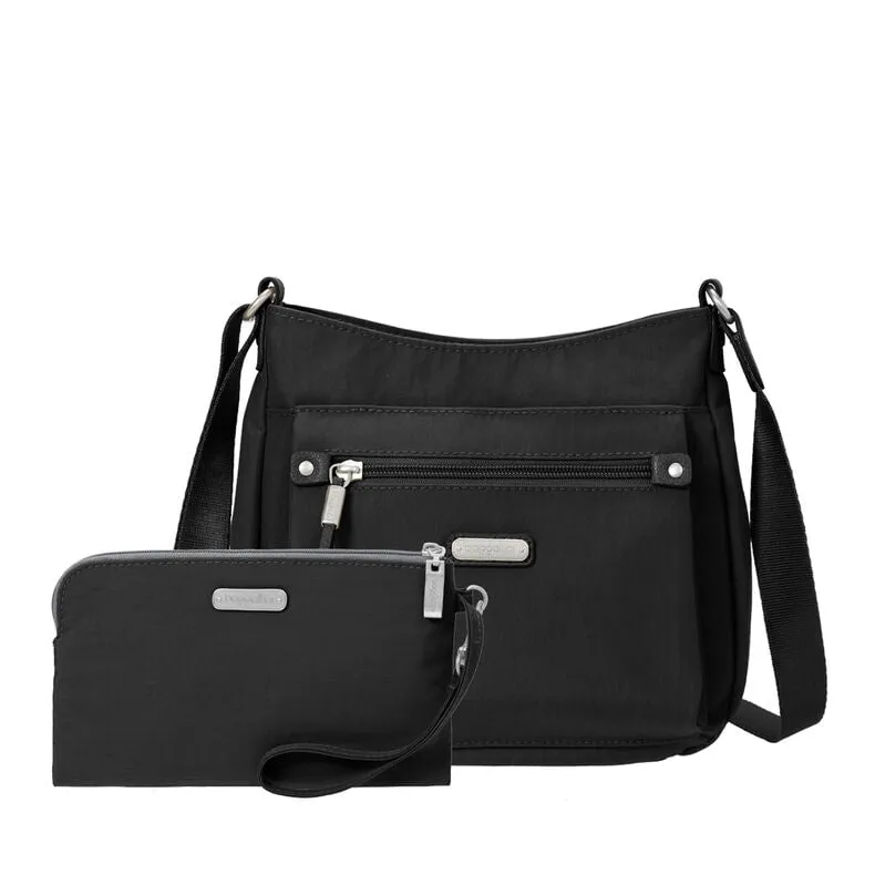 Baggallini Uptown Bagg With RFID Phone Wristlet