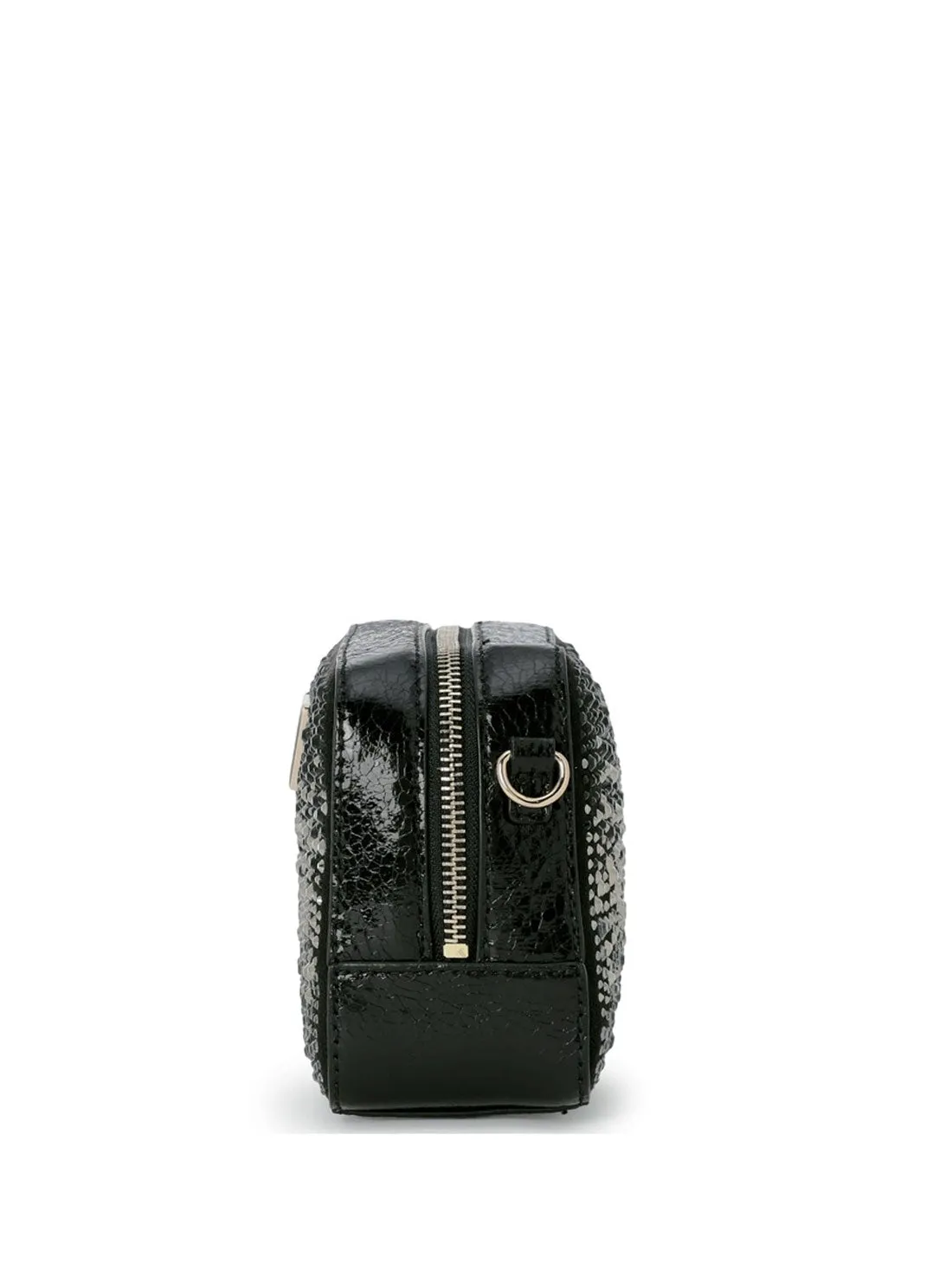 Black Lua Glitz Mini Crossbody Bag