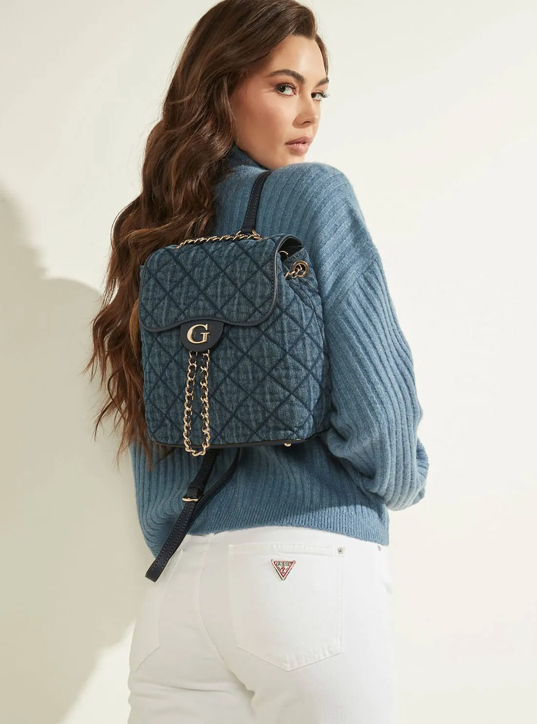 Blue Denim Gillian Backpack