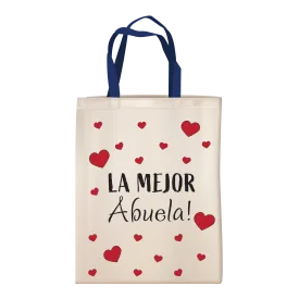 Cloth Tote Bag With "Abuela Is The Greatest"