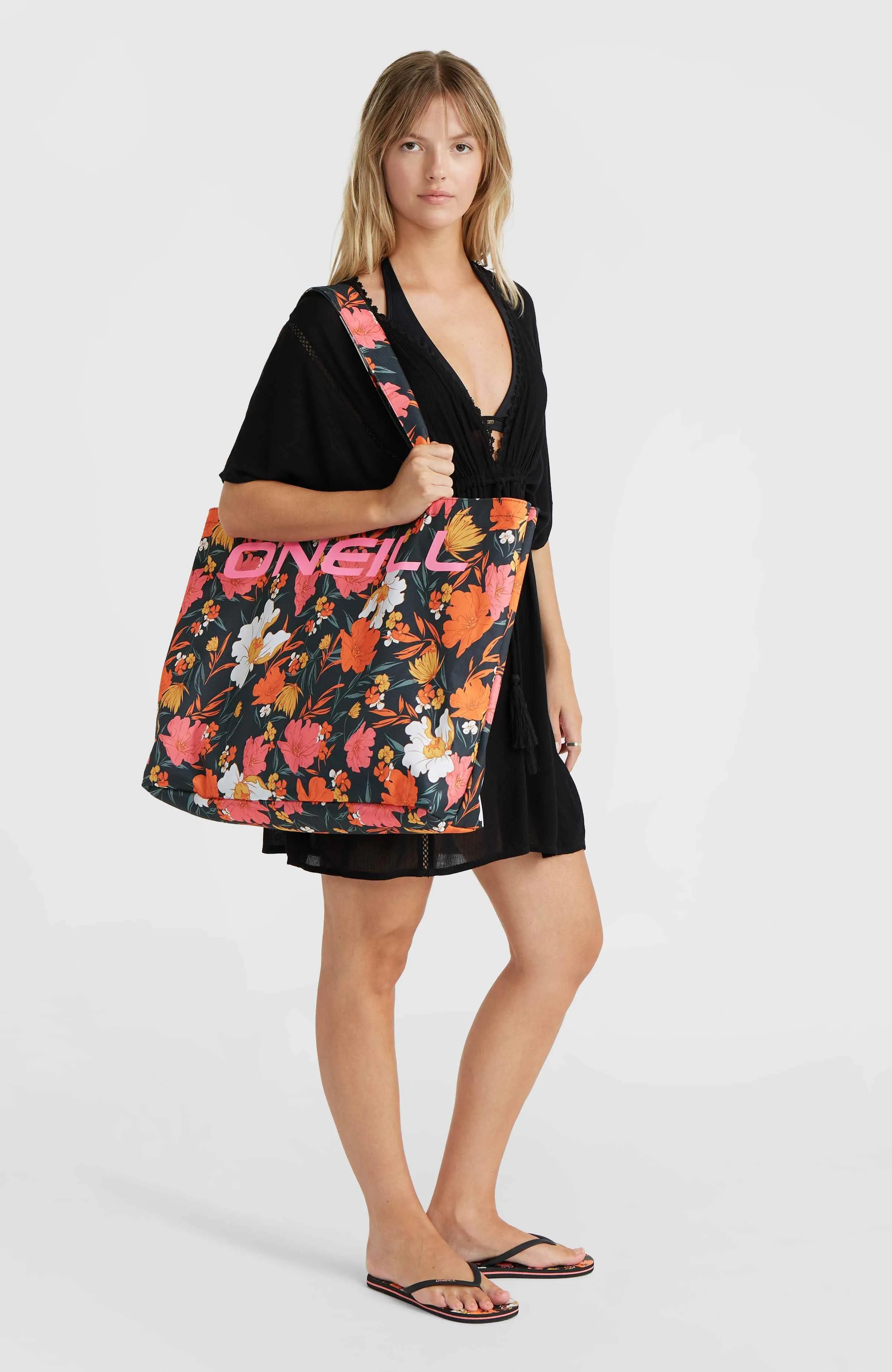 Coastal Print Tote Bag | Black Bluemchen