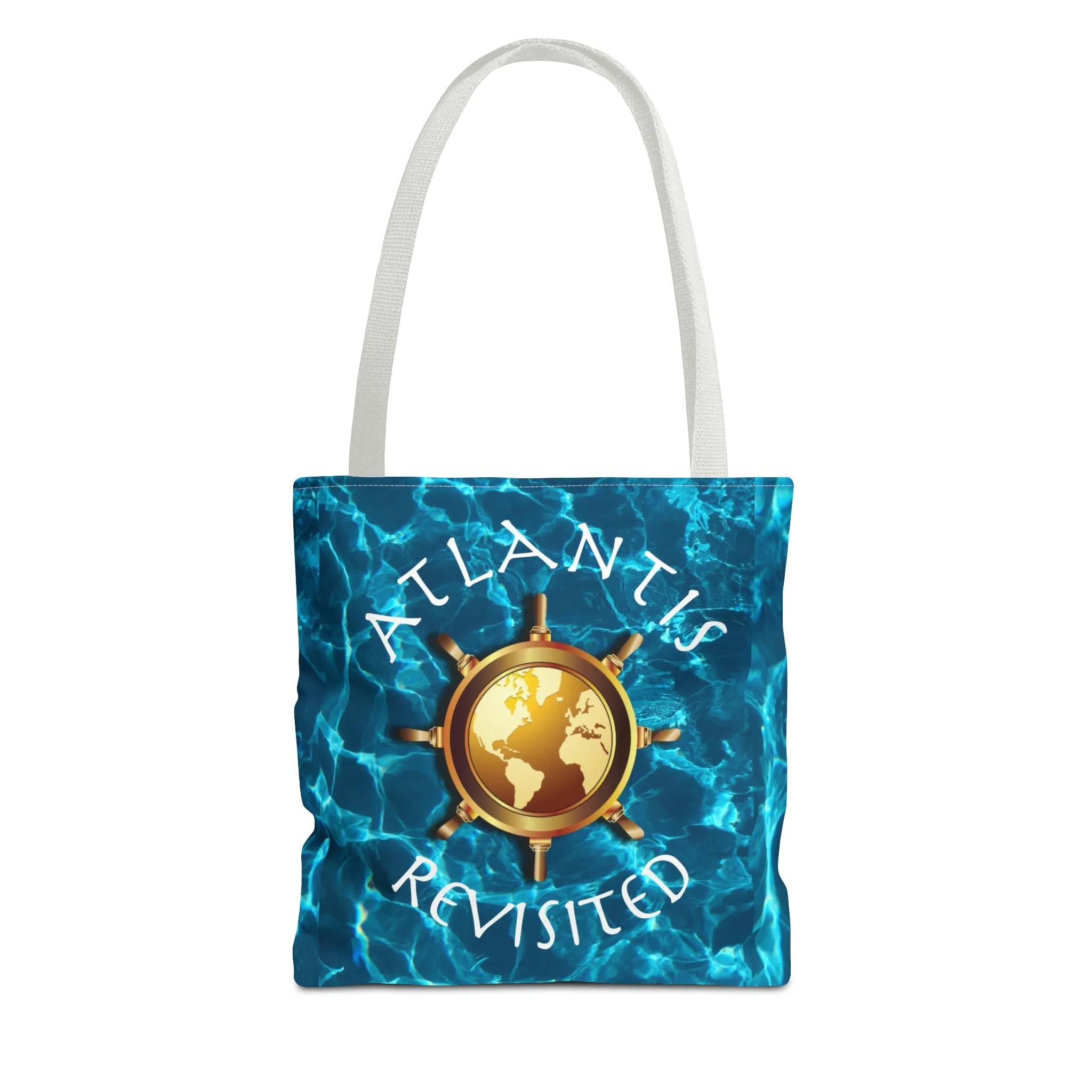 Colorful Polyester Beach and Travel Tote Bag