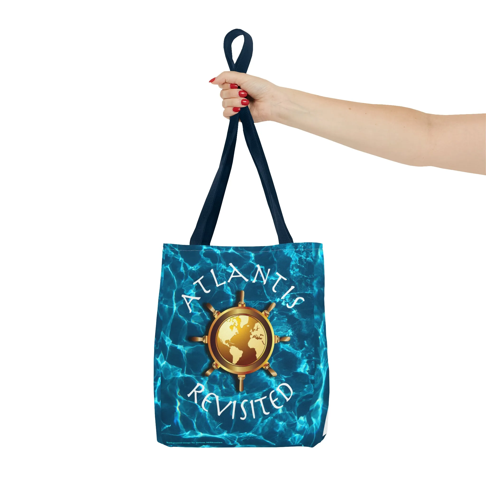 Colorful Polyester Beach and Travel Tote Bag