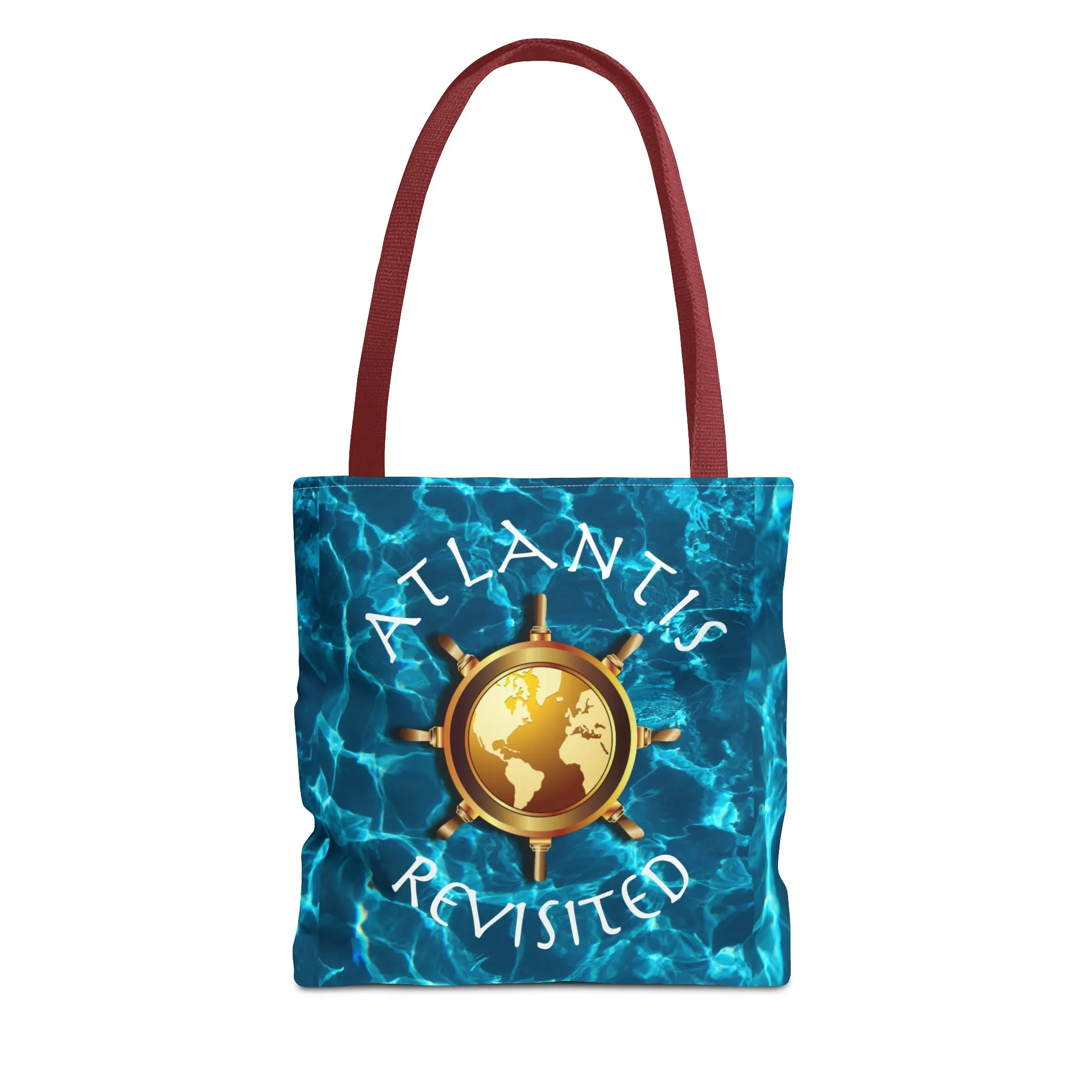 Colorful Polyester Beach and Travel Tote Bag