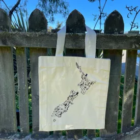 Coromandel Canvas Tote - NZ Map