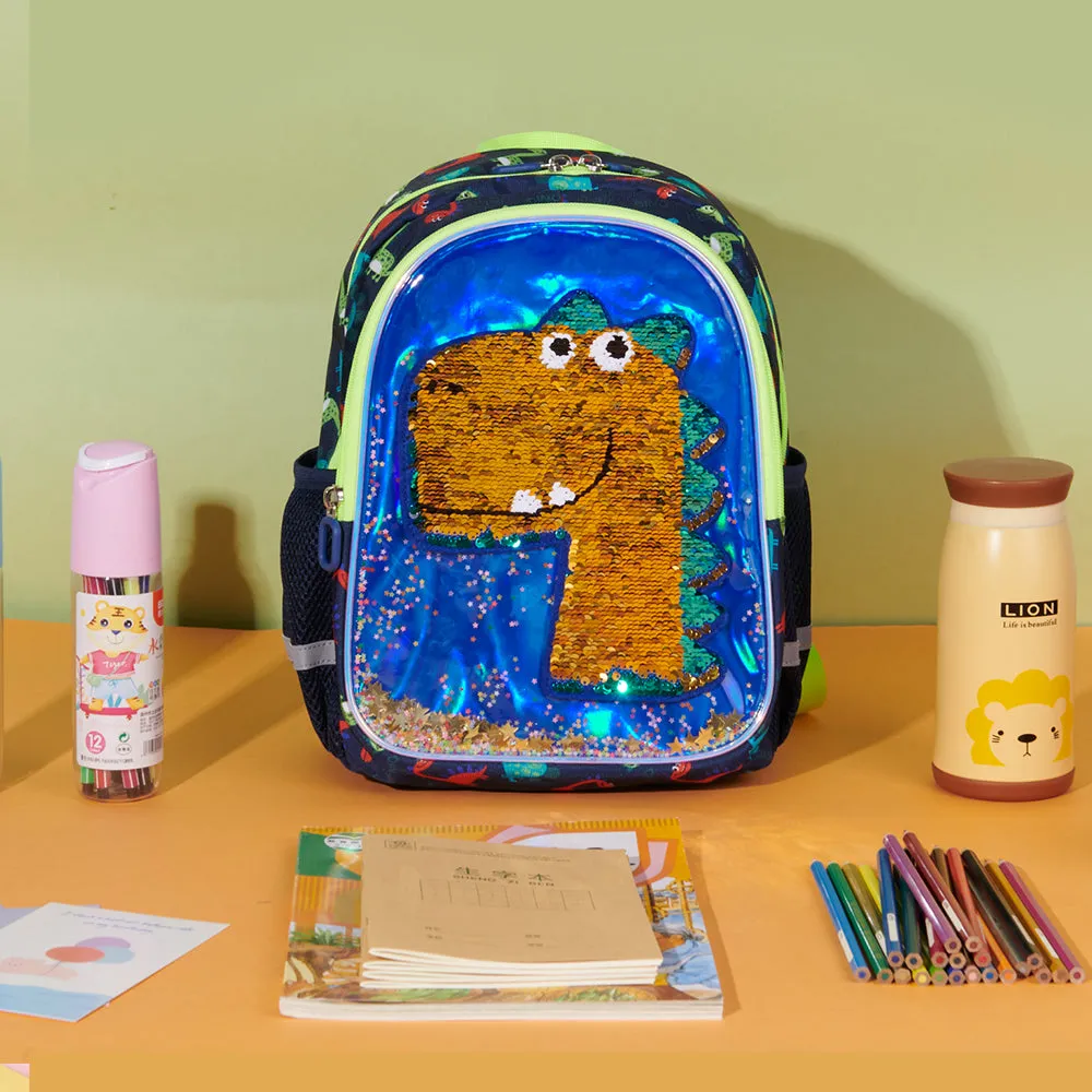 Dinosaur Children's Backpack Sequins