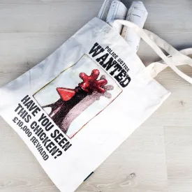 Feathers McGraw Wanted Poster Tote Bag