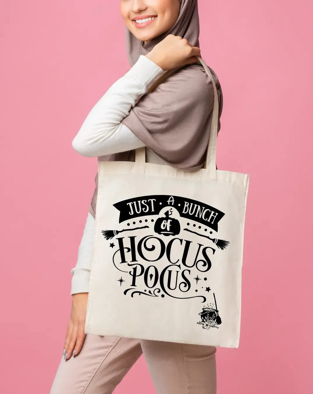 Hocus Pocus Daily Thaila -  Canvas Reusable Bags