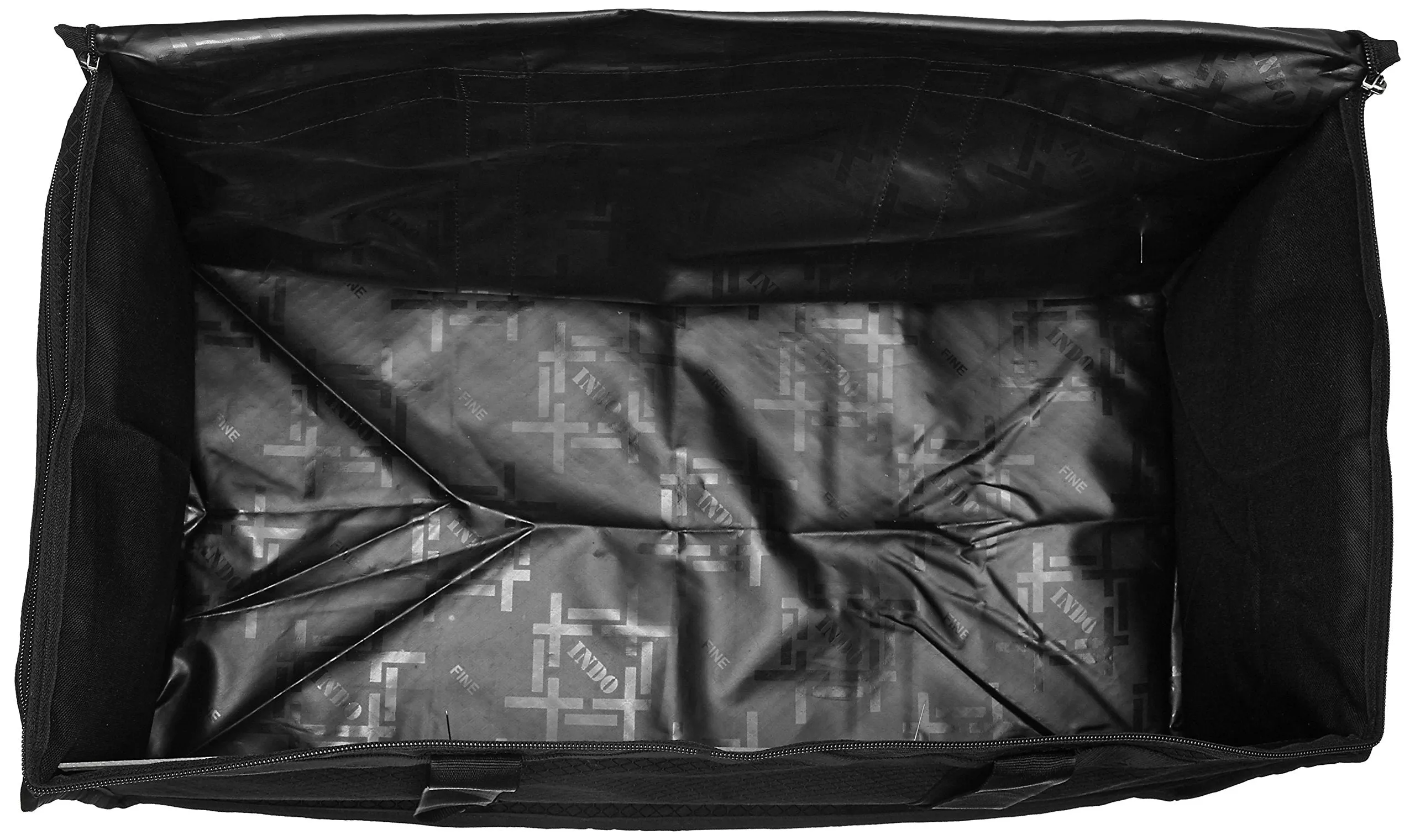 Kuber Industries Canvas 48 cms Black Travel Duffle (KSL19206)