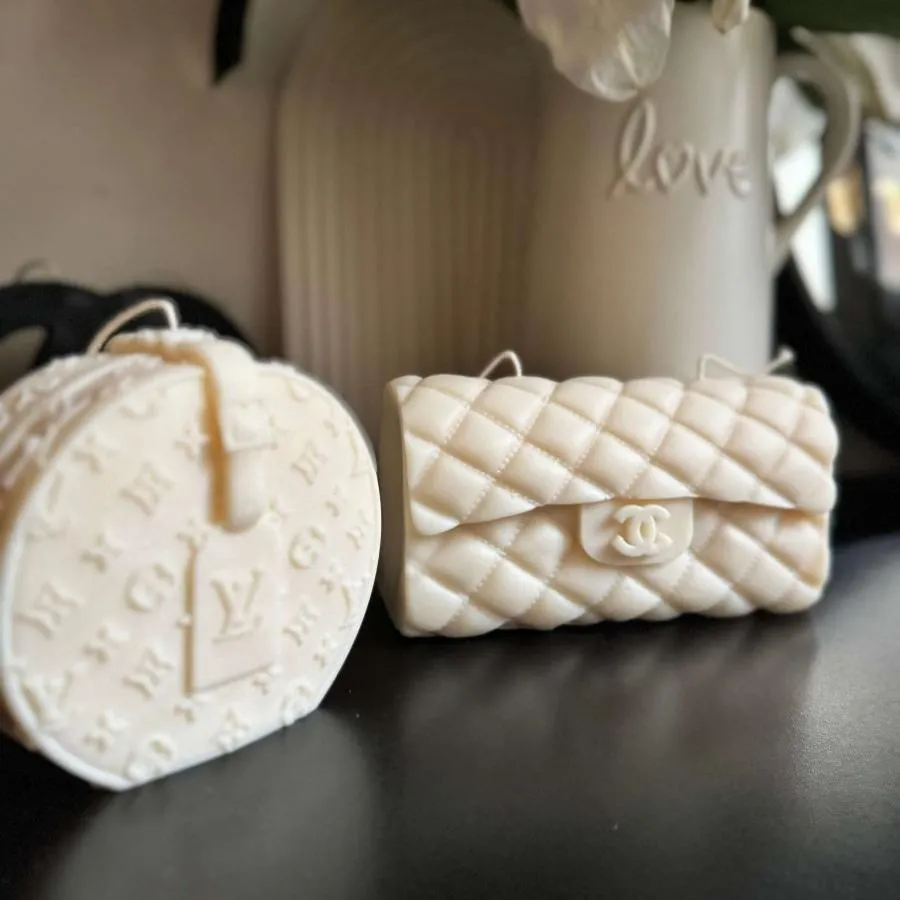 Large Luxury Coco Handbag Candle