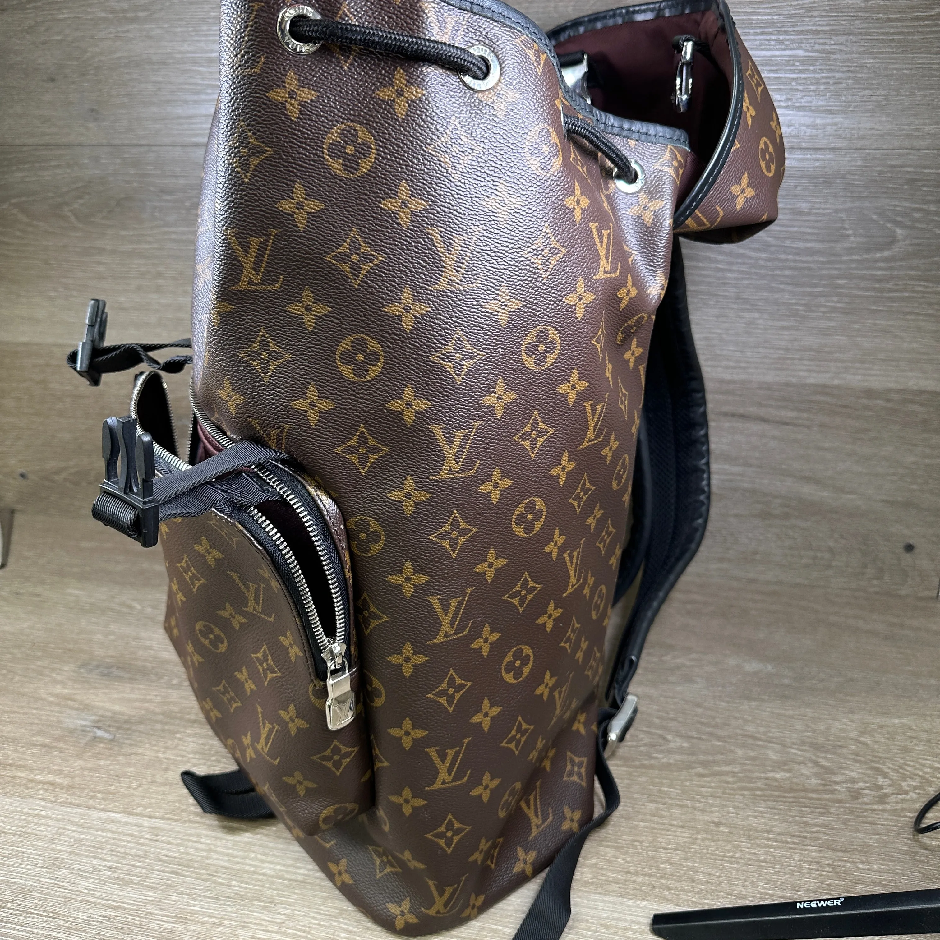 Louis Vuitton Monogram Macassar Zack Backpack