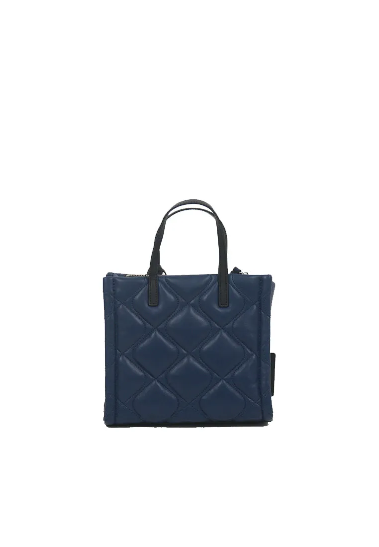 Marc Jacobs Quilted Mini Grind Tote Bag In Azure Blue H047L01RE22