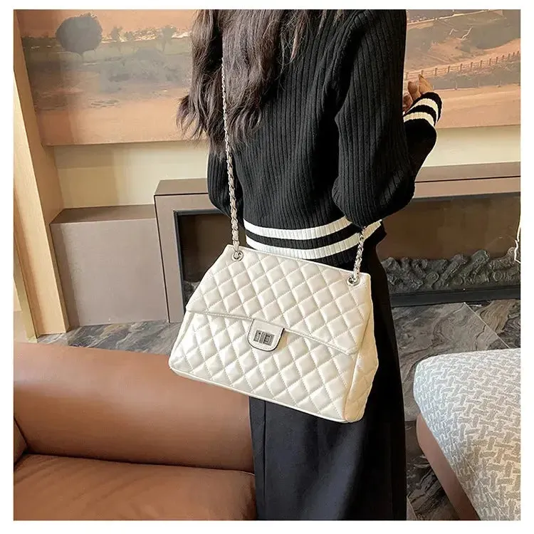 Neoprene Bags Women Handbags Tote Kit Bolsa Maternidade Woman Handbag 2021 New Arrivals Ladies Luxury Rivet Handbags