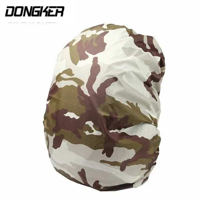 Nylon Waterproof Backpack Bag Dust Rain Cover Camo For Camping Hiking Cycling Luggage Pouch Cover Case Travel Tool 6 Colors Camo