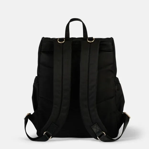 OiOi Signature Nappy Backpack - Black Nylon