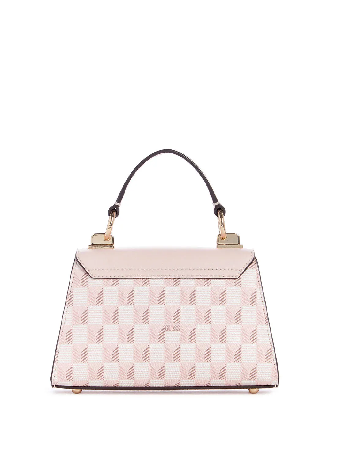 Pink Logo Hallie Mini Crossbody Bag