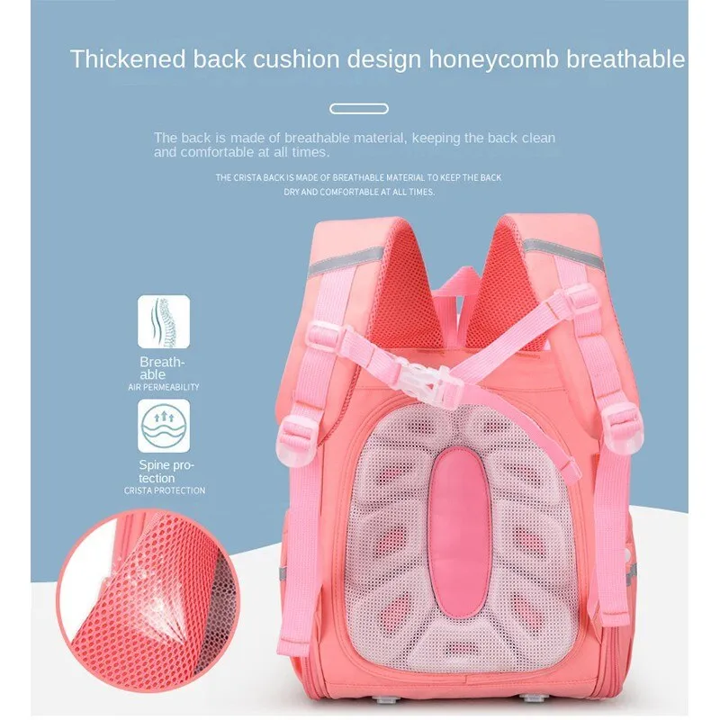 Reflective Large Waterproof Kids School Bag