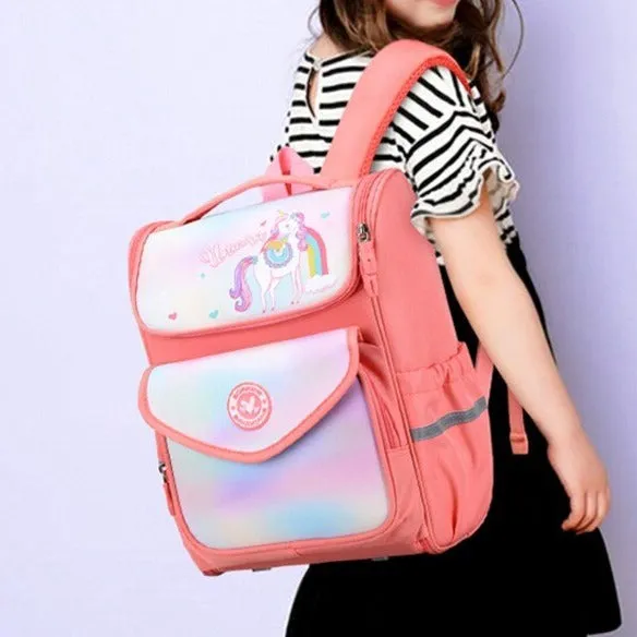 Reflective Large Waterproof Kids School Bag