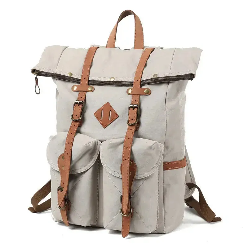 Retro Waterproof Canvas Backpack