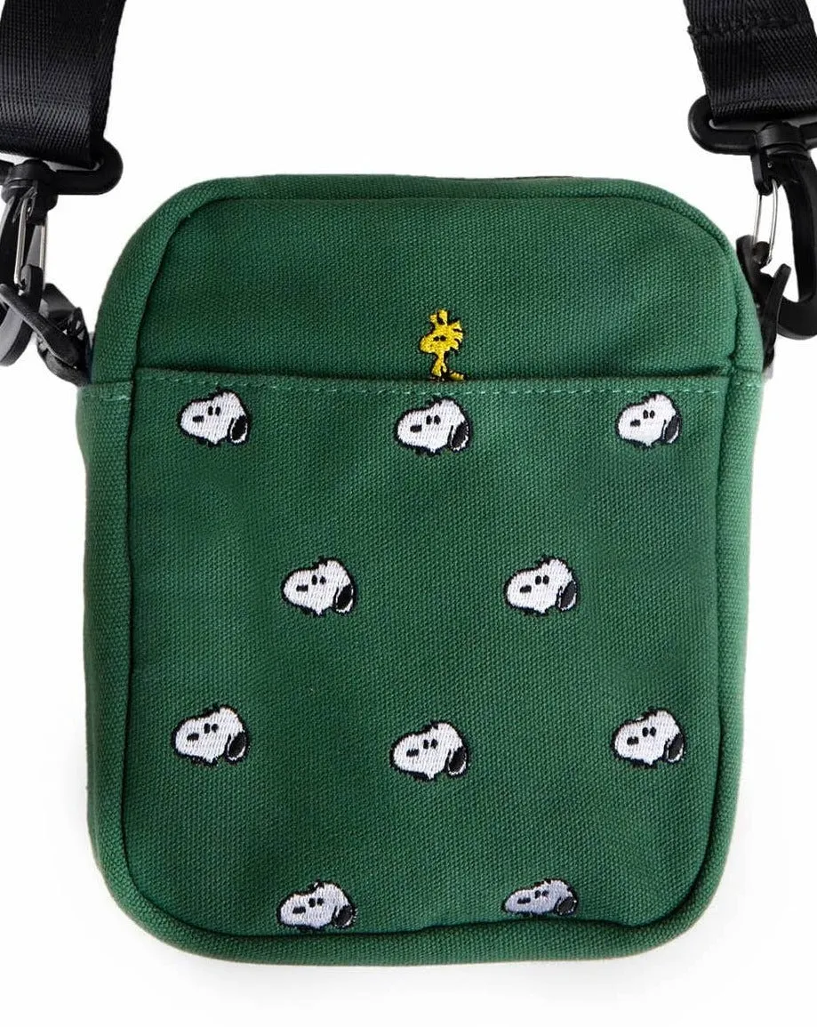 Snoopy Embroidered Crossbody Bag