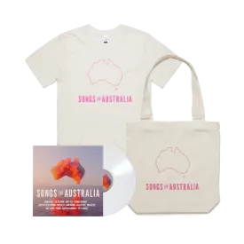 Songs for Australia / Natural T-shirt   Vinyl   Tote Bundle