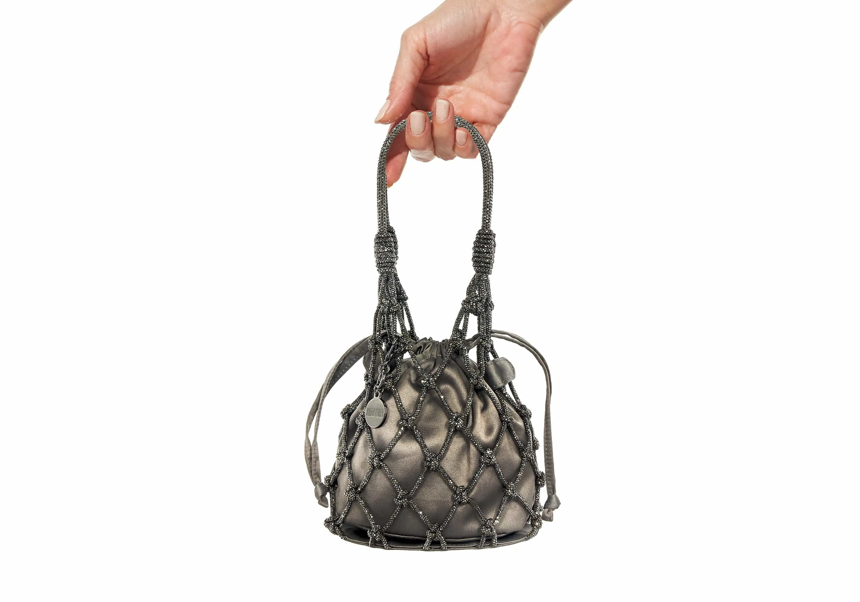 Sparkle Net Pouch Gray